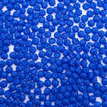 Miçanga Passante Pitanga Plástico Azul Escuro 6mm 1000pçs 100g