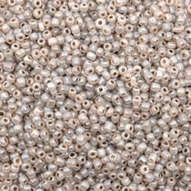 Miçanga Passante Redondo Vidro Marrom Perolado 12/0 1,9mm 12000pçs 300g