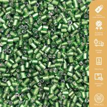 Miçanga Passante Vidrilho Tubo 2mm 12000pçs 150g Escolha a Cor