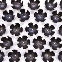 Miçanga Tulipa Flor Metal Ouro Velho 5 Pétalas 10x20mm 10pçs 15g