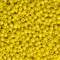 Miçanga Vidro Amarelo 3,6mm 100g p/ Guia Umbanda Candomblé Miçanga Vidro Amarelo 3,6mm 100g p/ Guia Umbanda Candomblé