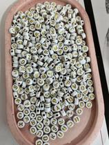 Miçangas 50 gr. aprox. 350 Letras alfabeto pulseiras artesanato colares monte voce mesmo