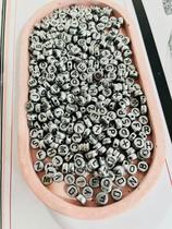 Miçangas 50 gr. aprox. 350 Letras alfabeto pulseiras artesanato colares monte voce mesmo
