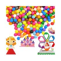 Miçangas Adesivas Coloridas Mistas 5MM 400 600 1000pcs DIY Spray De Água Mágico Para Padrões De