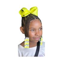 Miçangas De Cabelo Dreadlock Amarelas, Rosas E Vermelhas 50 Peças - Acessórios Fofos Para Tranças,