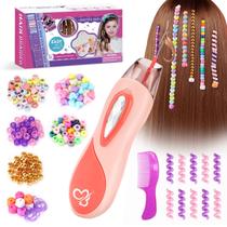 Miçangas de Cabelo para Meninas, Kit de Acessórios DIY com Miçangas Reutilizáveis, Kit de Carimbo de Pedras para Cabelo, Idade 5-12 Anos, Presente Criativo de Aniversário Miçangas de Cabelo para Meninas, Kit de Acessórios DIY com Miçangas Reutilizáveis, Kit de Carimbo de Pedras para Cabelo, Idade 5-12 Anos, Presente Criativo de Aniversário