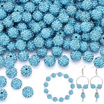 Miçangas de strass TINKRSTUFF Aquamarine 10 mm 200 unidades para joias Miçangas de strass TINKRSTUFF Aquamarine 10 mm 200 unidades para joias