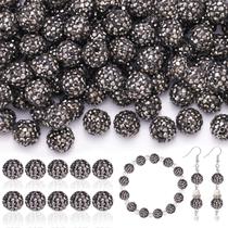 Miçangas de strass TINKRSTUFF Hematita 10 mm 200 unidades para joias Miçangas de strass TINKRSTUFF Hematita 10 mm 200 unidades para joias