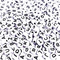 Miçangas Infantil Alfabeto - Letras - Aprox 400 Pçs