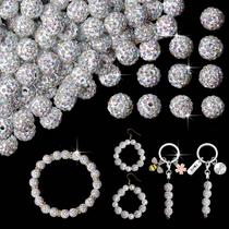Miçangas NUKAYAI 100 un. AB Color Strass 10 mm Brilho Miçangas NUKAYAI 100 un. AB Color Strass 10 mm Brilho