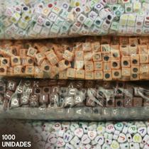 Miçangas Para Pulseira - Letras - C/1000 Peças M12 - Nybc