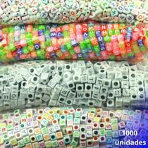 Miçangas Para Pulseira - Letras - C/1000 Peças M26 - Nybc