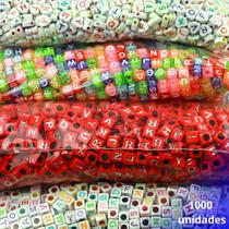 Miçangas Para Pulseira - Letras - C/1000 Peças M27 - Nybc