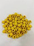 Miçangas Tererê Amarelo 10mm - 1000 peças - 500g