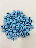 Miçangas Tererê Azul Bebê 10mm - 200 peças - 100g Miçangas Tererê Azul Bebê 10mm - 200 peças - 100g