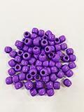 Miçangas Tererê Roxo 10mm - 200 peças - 100g Miçangas Tererê Roxo 10mm - 200 peças - 100g