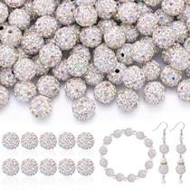 Miçangas TINKRSTUFF 10 mm Crystal AB Strass 160 unidades