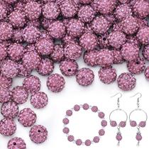 Miçangas TINKRSTUFF 100 unidades de 10 cm de strass roxo claro Miçangas TINKRSTUFF 100 unidades de 10 cm de strass roxo claro