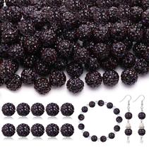 Miçangas TINKRSTUFF 200 unidades de strass roxo escuro de 10 mm Miçangas TINKRSTUFF 200 unidades de strass roxo escuro de 10 mm
