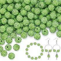 Miçangas TINKRSTUFF 200 unidades de strass verde de 10 mm