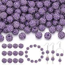 Miçangas TINKRSTUFF, strass roxo, 200 unidades para fabricação de joias Miçangas TINKRSTUFF, strass roxo, 200 unidades para fabricação de joias