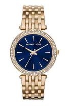 Michael kors feminino analógico dourado mk3406/4an