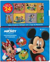 Mickey E Amigos - Encontrando Os Amigos - Livro + Jogo Da Memória