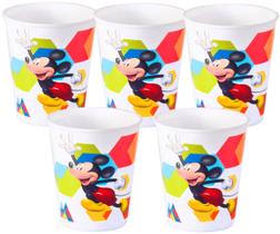 Mickey Kit 5 Copos Festa Aniversario Tematica Infantil