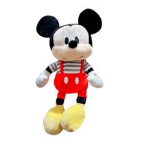 Mickey mouse com camiseta listrada de pelúcia (40cm)