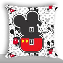 Mickey mouse disney alfabeto e numeros capa de almofada 42cm