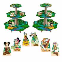 Mickey Safari Kit 2 Baleiros Com 6 Displays De Mesa