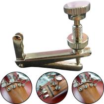 Micro Afinador Fixo MARINOS Violoncelo Cello de Metal Prata Cromado