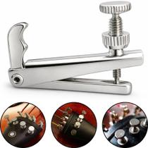 Micro Afinador Marinos Para Viola De Arco Metal Prata Cromado Ajuste Fino De Afinação Micro Afinador Marinos Para Viola De Arco Metal Prata Cromado Ajuste Fino De Afinação