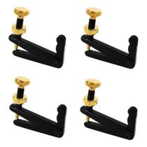 Micro afinador preto/dourado p/ violino