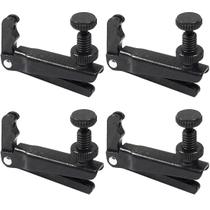 Micro Afinador Violino Wittner Preto 3/4 4/4 (kit com 4)