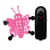 Micro butterfly massageador e estimulador de clitóris com vibro pau brasil