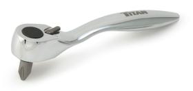 Micro catraca Offset Bit Driver Titan 11207 de 3,5 polegadas Micro catraca Offset Bit Driver Titan 11207 de 3,5 polegadas