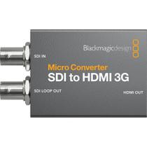 Micro Conversor Sdi Para Hdmi 3G Blackmagic Design Com Fonte