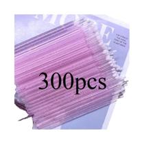 Micro Escova De Cristal Para Remoção De Cílios 100 300 500pcs Bastões De Máscara Ferramentas De