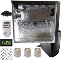 Micro Estufa Cultivo Indoor Filtro Carvão 3 Bocais Pc Grow