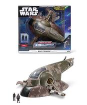 Micro Figura Star Wars Micro Galaxy Squadron com Nave - Boba Fett's Starship - Launch Edition - Sunny - 3444