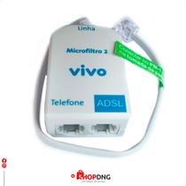 Micro Filtro Adsl Duplo P/ Modem E Telefone 100Unidades Micro Filtro Adsl Duplo P/ Modem E Telefone 100Unidades