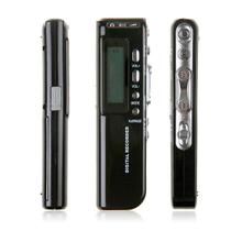 Micro gravador de voz digital grava conversas com áudio claro e discreto