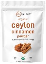 Micro ingredientes orgânicos de canela em pó 454g