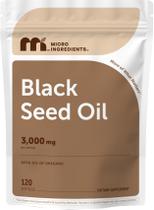 Micro Ingredients Óleo de Semente Preta 3000 mg 120 cápsulas softgel