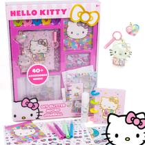 Micro Journal Hello Kitty DIY Glitter com mais de 40 acessórios Micro Journal Hello Kitty DIY Glitter com mais de 40 acessórios
