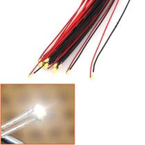 Micro Led Branco Fio Litz Smd Com 2 Leds Lima Hobbies 1010105 Micro Led Branco Fio Litz Smd Com 2 Leds Lima Hobbies 1010105