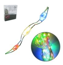 Micro Led Decorativo Com 50 Lampadas Colors 5m A Pilha Na Ca - Rio master