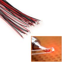 Micro Led Vermelho Fio Litz Smd Com 2 Leds Lima Hobbies 1010103
