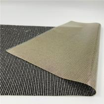 Micro Manta de Strass Preta 40cm x 24cm P/ Artesanatos